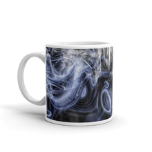 Load image into Gallery viewer, Mug - Burning Power 43 (blue-grey)
