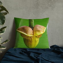 Load image into Gallery viewer, Premium Pillow - Double side photo: &quot;Dead tree in the dusk&quot; and &quot;Banana flower&quot;.
