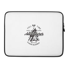 Load image into Gallery viewer, Laptop Sleeve for Full Time Adventurers, for 13&quot; and 15&quot; laptops with internal padded zipper and faux fur interior

