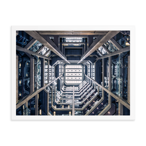 Framed poster - Space Station Corridor