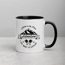 Load image into Gallery viewer, Mug with Color Inside for Full Time Adventurers, available in 4 colors
