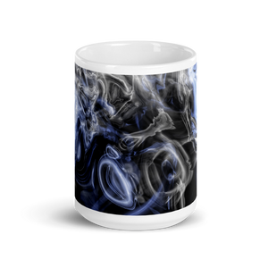 Mug - Burning Power 43 (blue-grey)