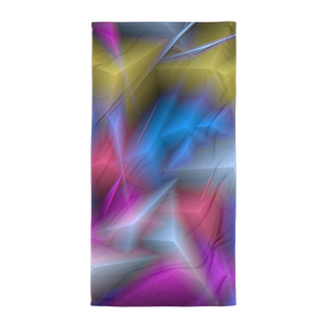 Towel - Geometrically Emerging Rainbow Cubes