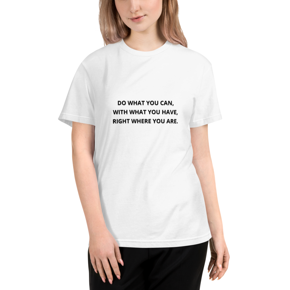 Sustainable T-Shirt - Quote 