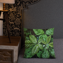 Load image into Gallery viewer, Premium Pillow - Double Side Photo: Flower/Leaves
