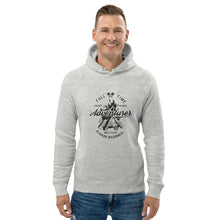 Load image into Gallery viewer, Unisex pullover hoodie - &quot;Full Time Adventurer&quot; - white, heather grey
